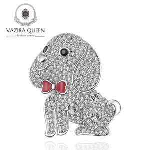 VQ Dog Brooch